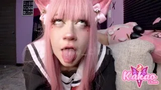Met This Cat Girl Online. Now She’s Begging For A Cream Pie